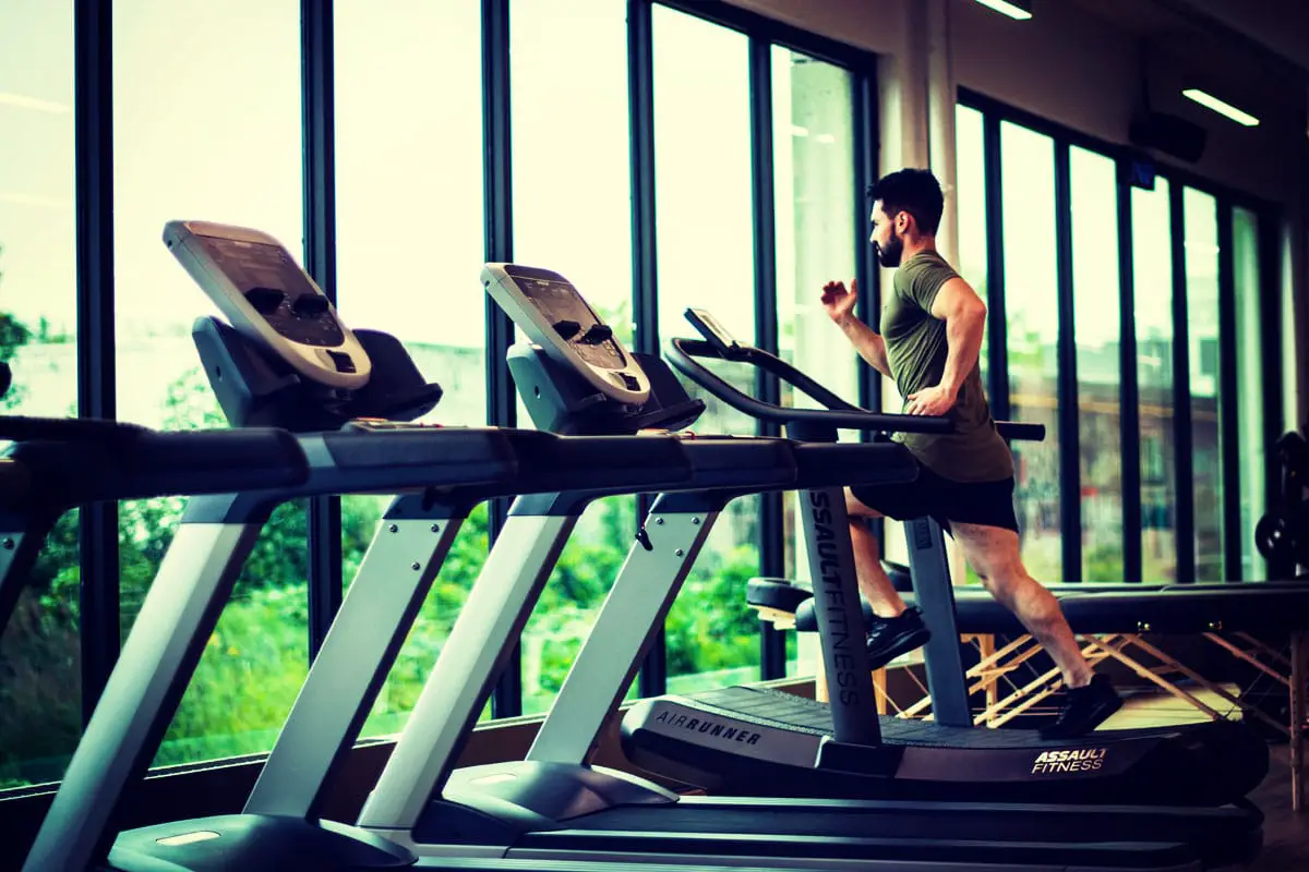 Running on Treadmill