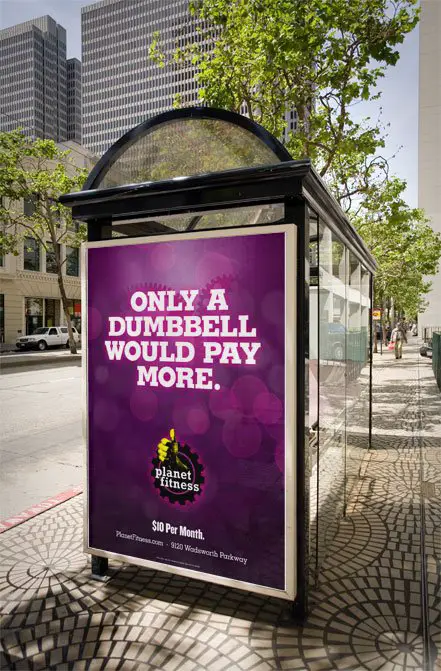 Planet Fitness Advertisement