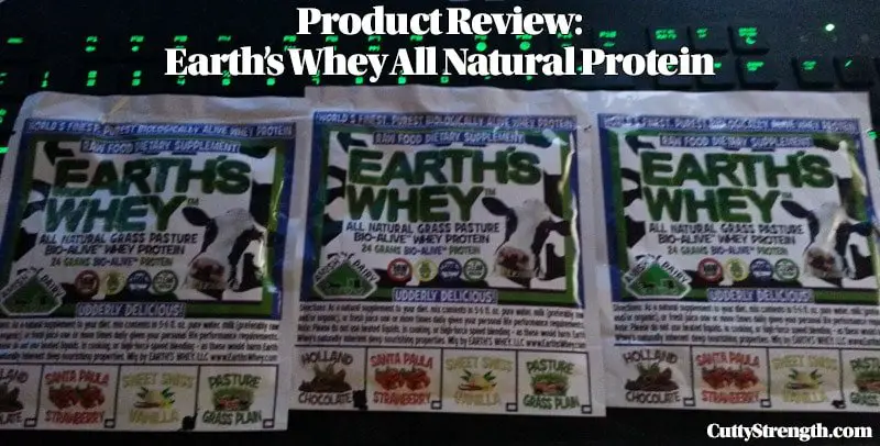 Product Review: Earth's Whey All Natural Protein Supplement